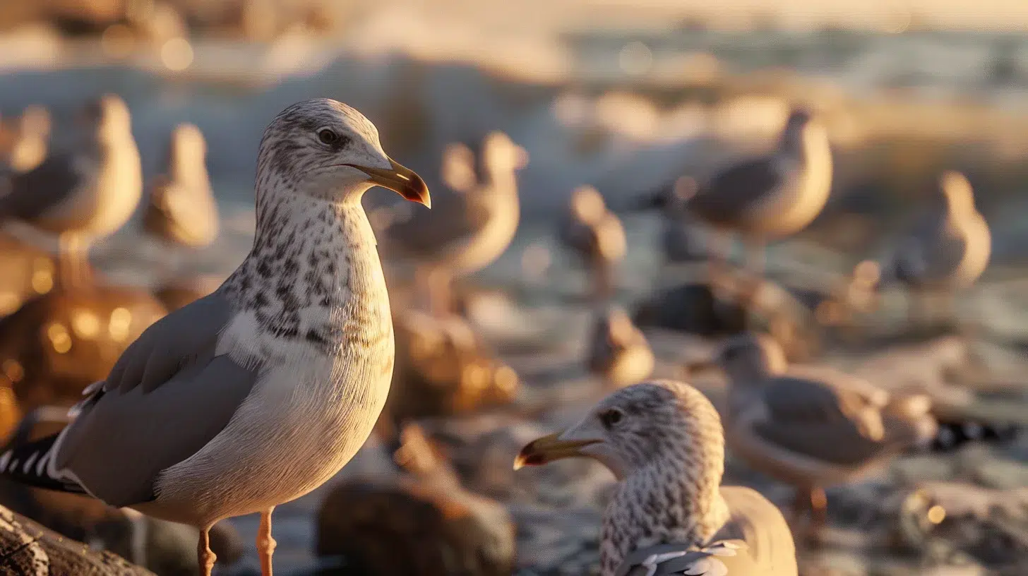 oiseaux du bord de mer